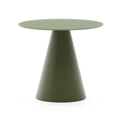 Online Kave Home Ronde Bijzettafel Wilshire Gehard glas, 50cm