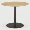Online Ethnicraft Ronde Bistrotafel Blend 90cm, kleur Naturel