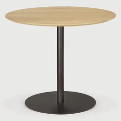 Online Ethnicraft Ronde Bistrotafel Blend 90cm, kleur Naturel