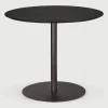 Best Ethnicraft Ronde Bistrotafel Blend 90cm, kleur Zwart