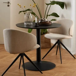 Online Bendt Ronde Bistrotafel Ina 80cm Zwart