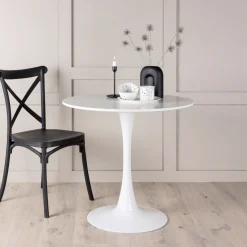 Discount Nohr Ronde Bistrotafel Keywanda 80cm, kleur Wit