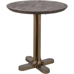 Online Richmond Interiors Ronde Bistrotafel Revelin Mangohout, 75cm Donkerbruin