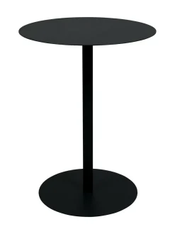 Online Zuiver Ronde Bistrotafel Snow Staal, 57cm, kleur Zwart