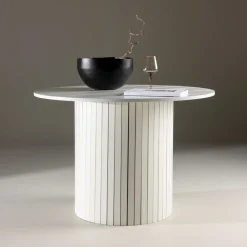 Clearance Nohr Ronde Eettafel Adrin 110cm, kleur Wit