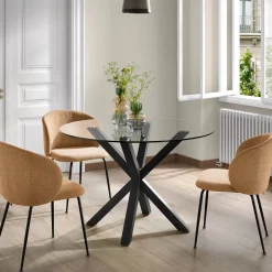 Hot Kave Home Ronde Eettafel Argo 120cm, Glas