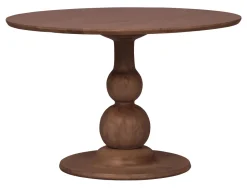 Clearance WOOOD Ronde Eettafel Blanco Ø120cm