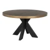 Sale Richmond Interiors Ronde Eettafel Bloomville Segrijn Lederlook, Ø140cm