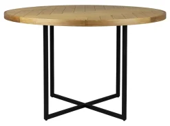 Outlet Dutchbone Ronde Eettafel Class Acaciahout, 120cm