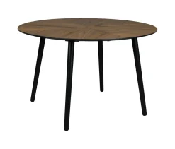 Sale Dutchbone Ronde Eettafel Clover Notenhout, 120cm