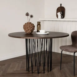 Discount Nohr Ronde Eettafel Danni 120cm, kleur Mokka