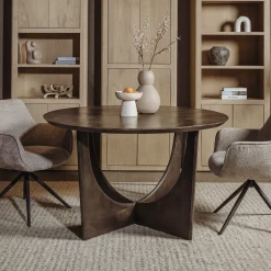 Sale Tower Living Ronde Eettafel Fermo Mangohout, 130cm