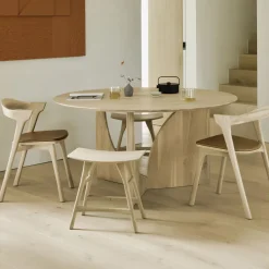 Sale Ethnicraft Ronde Eettafel Geometric Hout, 150cm