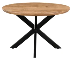 Hot Livingfurn Ronde Eettafel Jesper Mangohout, kleur Naturel