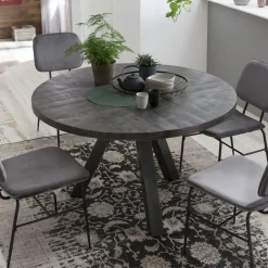 New Artistiq Living Ronde Eettafel Lorence Mangohout, 120cm