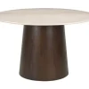 Sale Sohome Ronde Eettafel Margred Marmer en mangohout, 130cm
