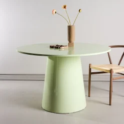 Clearance Nohr Ronde Eettafel Mikeisha 120cm, kleur Matcha Groen Matcha Green