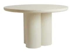 Hot Light & Living Ronde Eettafel Mizuho 130cm, kleur Crème