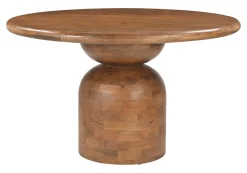 Online Artistiq Living Ronde Eettafel Naveen Mangohout, 130cm