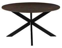 Hot LABEL51 Ronde Eettafel Otis Mangohout Espresso