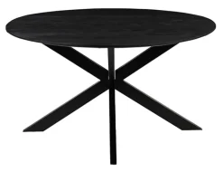 Online LABEL51 Ronde Eettafel Otis Mangohout, kleur Zwart