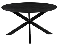 Online LABEL51 Ronde Eettafel Otis Mangohout, kleur Zwart
