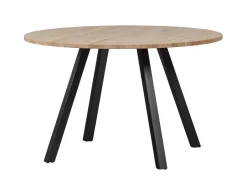Online WOOOD Ronde Eettafel Tablo Eikenhout, Ø120cm Onbehandeld