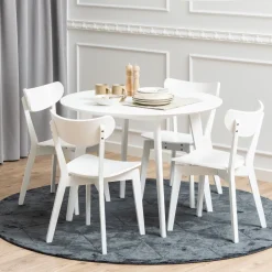 New Bendt Ronde Eettafel Torkil 105cm, kleur Wit