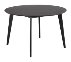 Bendt Ronde Eettafel Torkil Eikenfineer, kleur Zwart