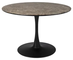 ZILT Ronde Eettafel Trisha Marmerlook, 110cm