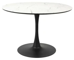 ZILT Ronde Eettafel Trisha Marmerlook, 110cm