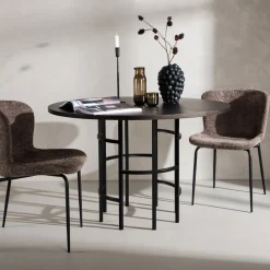 Best Nohr Ronde Eettafel Vu 115cm, kleur Mokka