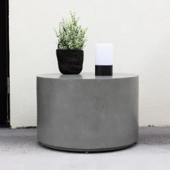 Nohr Ronde Outdoor Bijzettafel Jorja 60cm, kleur Grijs