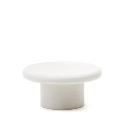 Kave Home Ronde Salontafel Addaia Cement Wit