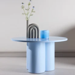 Discount Nohr Ronde Salontafel Anh 80cm, kleur Licht Blauw