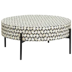 Outlet Tower Living Ronde Salontafel Brendola Bone inlay