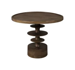 Sale Dutchbone Ronde Salontafel Cath Mangohout, 66cm