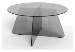 New Bendt Ronde Salontafel Coutney Glas, 80cm