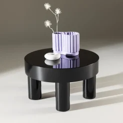 Outlet Nohr Ronde Salontafel Danniella 60cm, kleur Zwart