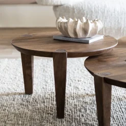 Hot Eleonora Ronde Salontafel Davina Mangohout Bruin