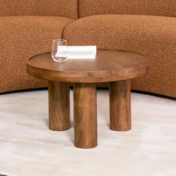 Hot LABEL51 Ronde Salontafel Elly Mangohout Naturel