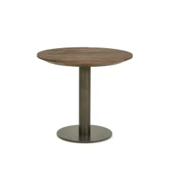 Online Eleonora Ronde Salontafel Esila Mangohout, 50cm