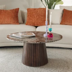 Discount Sohome Ronde Salontafel Espen Marmer, 80cm