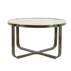 By-Boo Ronde Salontafel Groovy Glas, 63cm