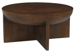 Best Artistiq Living Ronde Salontafel Makesha Mangohout, 90cm
