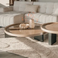 Online Eleonora Ronde Salontafel Mayson kleur Beige