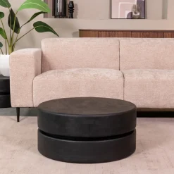 New LABEL51 Ronde Salontafel Milly Mangohout, 70cm