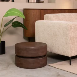 LABEL51 Ronde Salontafel Milly Mangohout, 50cm