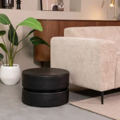 LABEL51 Ronde Salontafel Milly Mangohout, 50cm