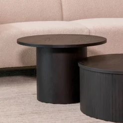 Sale LABEL51 Ronde Salontafel Oliva Eiken, 60cm